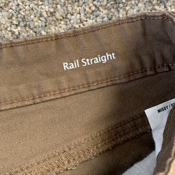 GV Rail Straight All Around Slimming Straight Leg Light Brown Jeans - Picture 6 of 7